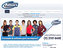 Tablet Screenshot of alluri.com.br